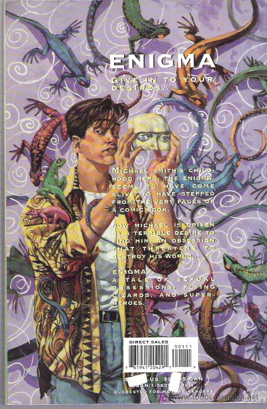 C&oacute;mics: ENIGMA - MILLIGAN FEGREDO ***1995 COMIC BOOK - Foto 2