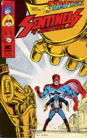 Comics: SENTINELS OF JUSTICE # 6 (AC COMICS - AMERICOMICS,1987) - FEMFORCE