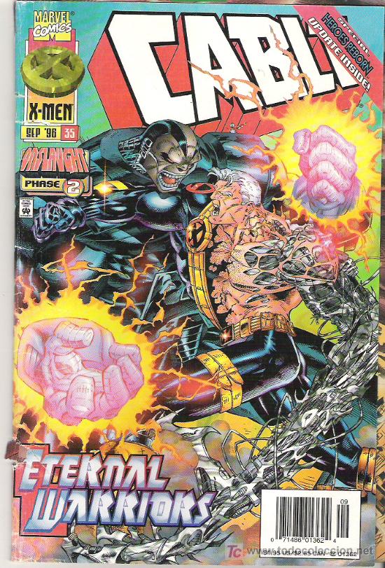 C&oacute;mics: CABLE *** ETERNAL WARRIORS *** ONSLught phase 2 sep 1996 - Foto 1