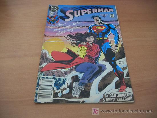 C&oacute;mics: SUPERMAN. N&ordm; 59. YEAR 1991. EN INGLES DC COMICS (COB95) - Foto 1