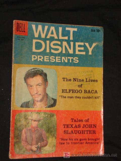 Comics: WALT DISNEY PRESENTS N&deg; 997 - EL FEGO BACA -  TEXAS JOHN SLAUGHTER - ( FOTOS ADICIONALES )
