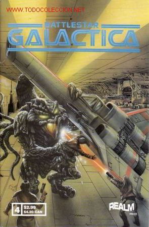 C&oacute;mics: BATTLESTAR GALACTICA # 4  (Realm Press,1998) - Foto 1
