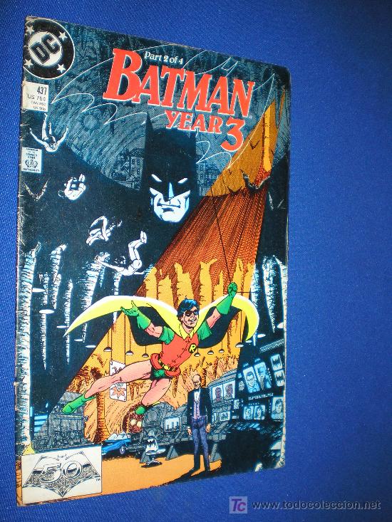 C&oacute;mics: BATMAN N&ordm; 438 - BATMAN YEAR 3 - DC COMIC USA - EN INGLES - Foto 1