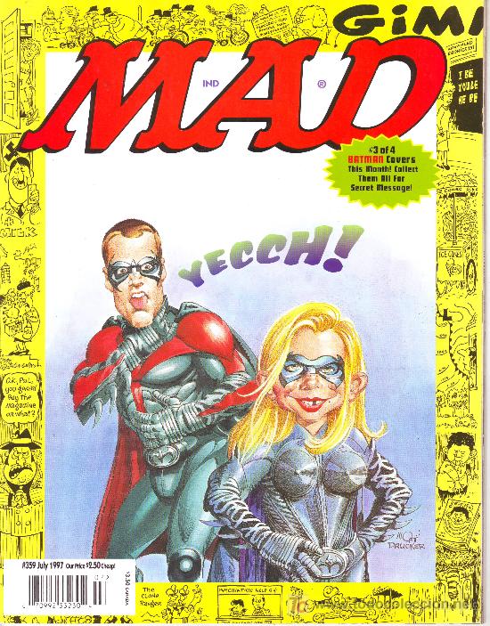 C&oacute;mics: MAD N&ordm; 359, JULY 1997: BATMAN - Foto 1