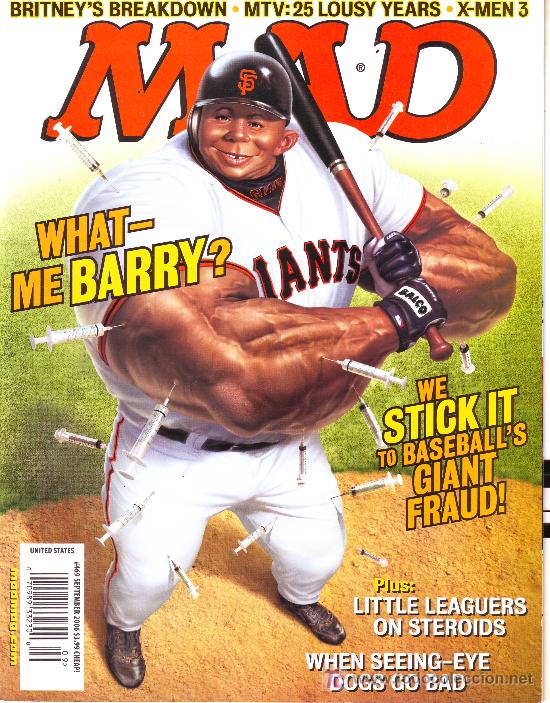 Comics: MAD N&ordm; 469, SEPTEMBER 2006.BRITNEY'S BREAKDOWN.WE STICK IT TO BASEBALL'S GIANT FRAUD