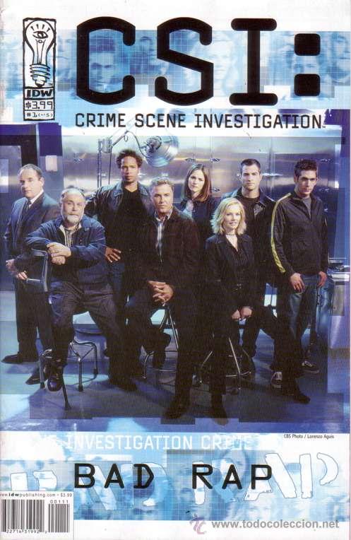 C&oacute;mics: CSI: BAD RAP # 1 (IDW,2003) - MAX ALLAN COLLINS - Foto 1