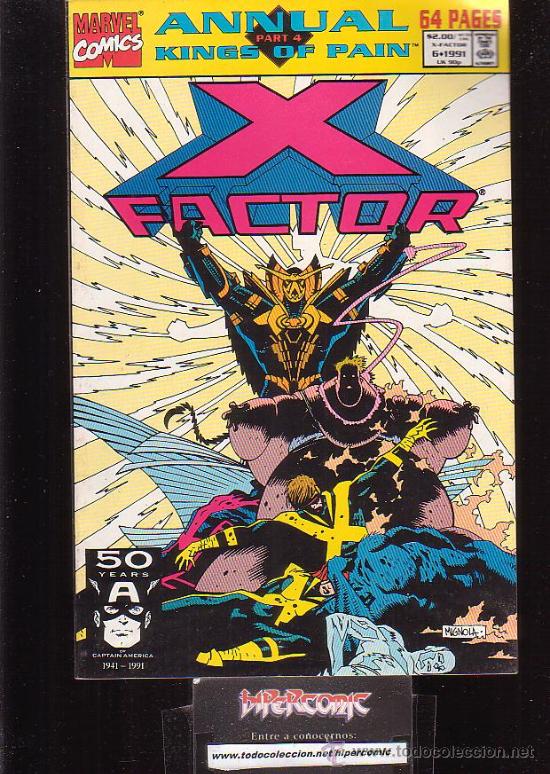 Fumetti: X FACTOR , ANNUAL KINGS OF PAIN 1991 , ( EDICION AMERICANA )