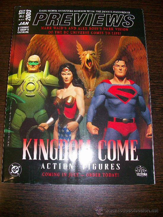 Comics: Previews n&ordm; 1 Vol. XIII (Enero 2003) - Catalogo Comics USA