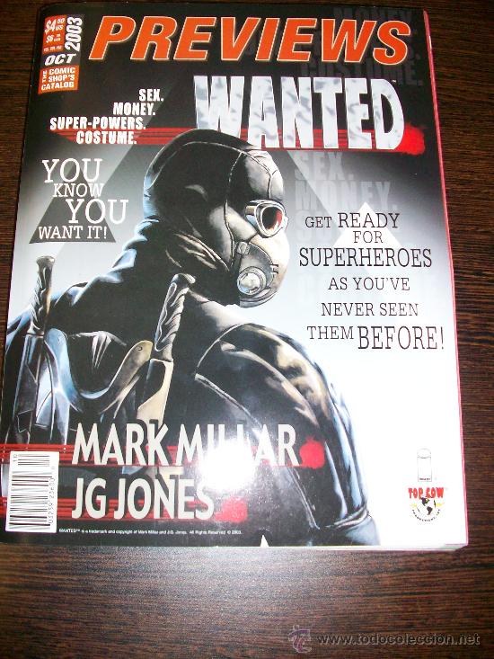 Comics: Previews n&ordm; 10 Vol. XIII (Octubre 2003) - Catalogo Comics USA