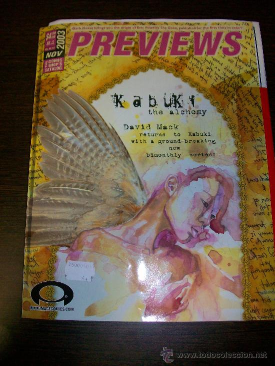 Comics: Previews n&ordm; 11 Vol. XIII (Noviembre 2003) - Catalogo Comics USA