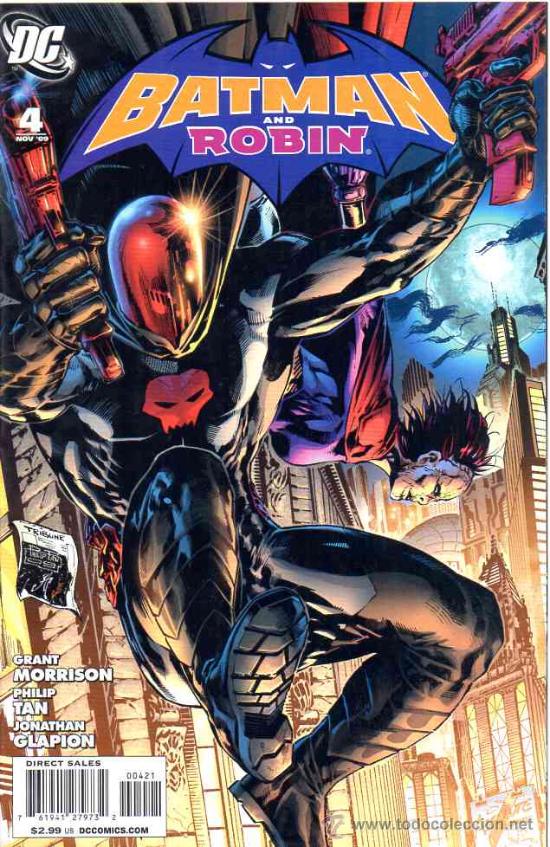 C&oacute;mics: BATMAN AND ROBIN # 4 (DC,2009) - PHILIP TAN VARIANT COVER - Foto 1