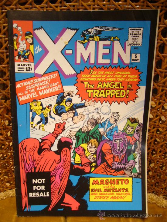 C&oacute;mics: MARVEL COMICS GROUP. X-MEN N&ordm; 5. &rdquo;TRAPPED ONE X-MAN!&rdquo;. - Foto 1
