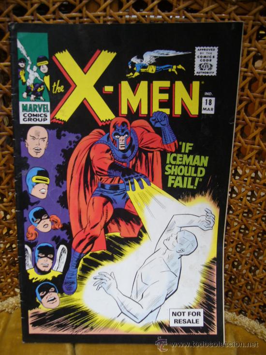C&oacute;mics: MARVEL COMICS. X-MEN VOL.1, N&ordm; 18. &rdquo;IF ICEMAN SHOULD FAIL..!&rdquo;. - Foto 1