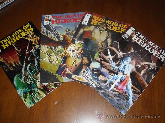 Fumetti: THE AGE OF HEROES PACK 4 NUMEROS EN INGLES