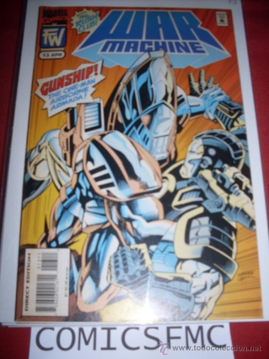C&oacute;mics: WAR MACHINE NUMERO 13 MUY BUEN ESTADO - Foto 1