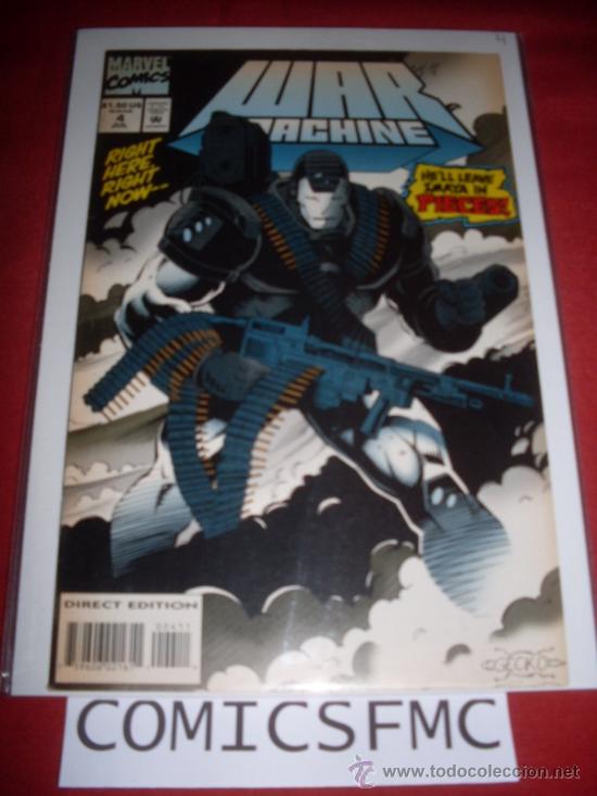 C&oacute;mics: WAR MACHINE NUMERO 4 MUY BUEN ESTADO - Foto 1