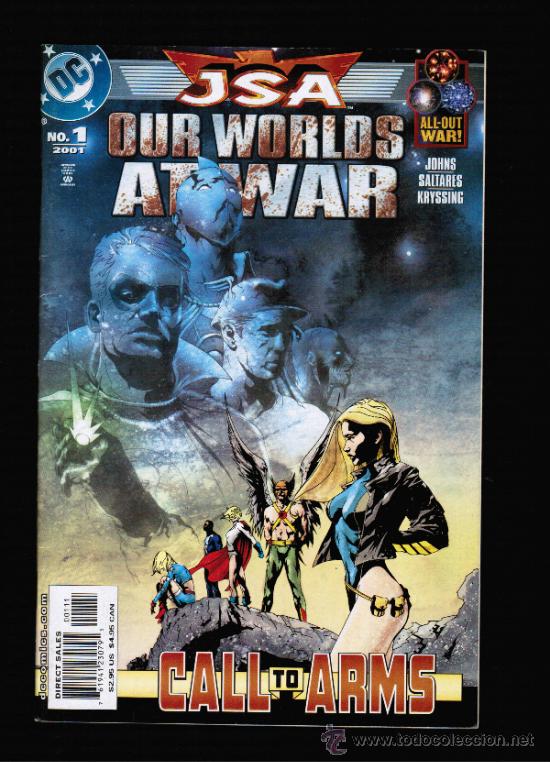 C&oacute;mics: JSA. OUR WORLDS AT WAR N&ordm; 1 - DC 2001 - Foto 1