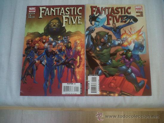 C&oacute;mics: FANTASTIC FIVE #1-2 (MARVEL, 2007) - Foto 1