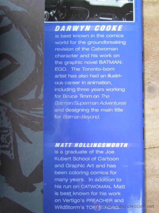 C&oacute;mics: libro comic , CATWOMAN . salinas bic score , DC , impreso en canada 2002 - Foto 6