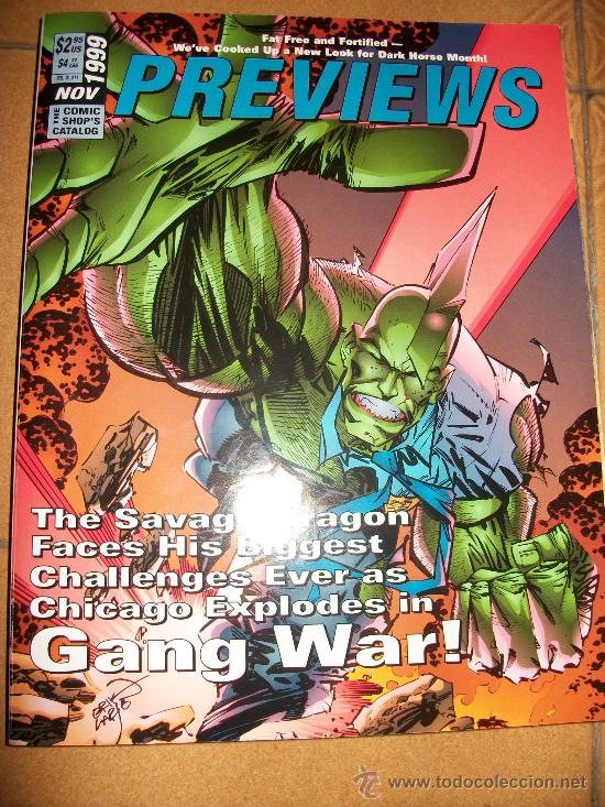 Fumetti: CATALOGO COMICS PREVIEWS &ndash; EDIC. AMERICANA &ndash; NOV. 1999 -