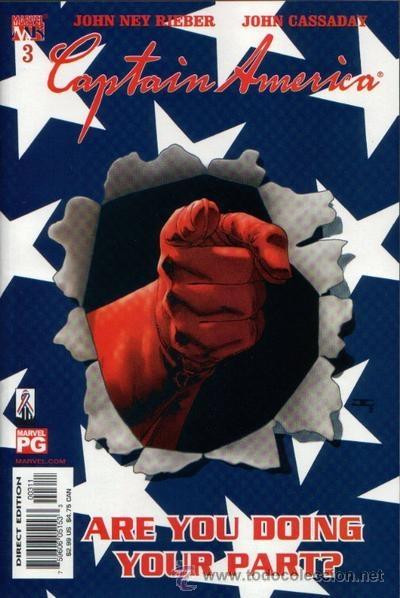 C&oacute;mics: CAPTAIN AMERICA #3, MARVEL, 2.002, USA. - Foto 1