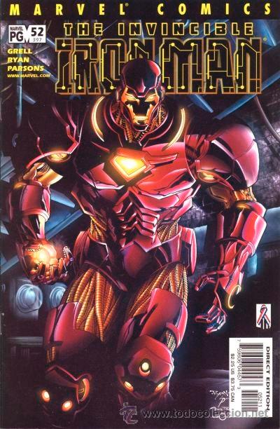 C&oacute;mics: IRON MAN #52, MARVEL, 2.002, USA. - Foto 1