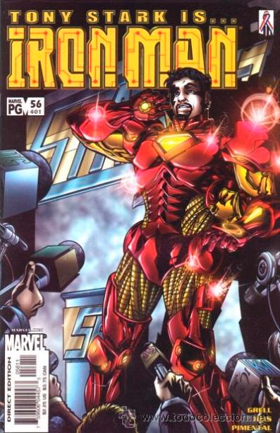 C&oacute;mics: IRON MAN #56, MARVEL, 2.002, USA. - Foto 1