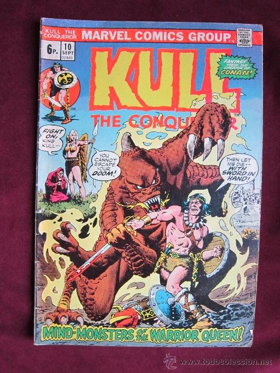 C&oacute;mics: Kull, The Conqueror N&ordm; 10. Marvel Comics Group USA. Robert Howard. 1973 tebeni - Foto 1