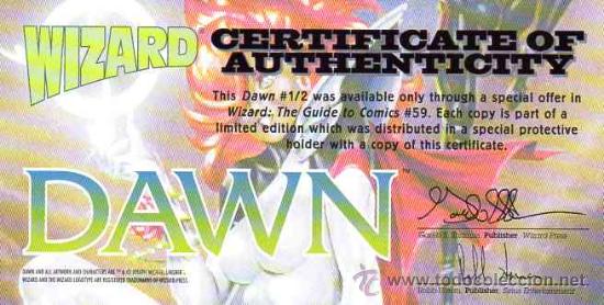 C&oacute;mics: Certificado de Autenticidad - Foto 2
