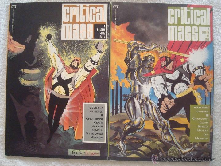 C&oacute;mics: CRITICAL MASS BOOK ONE & FOUR, A SHADOW LINE SAGA, ECLIPSE COMICS - Foto 1