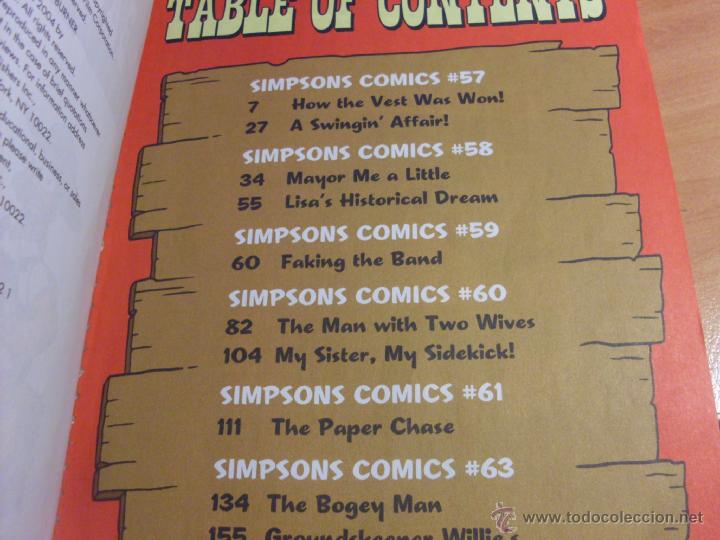 C&oacute;mics: SIMPSONS COMICS (BARN BURNER) TOMO CON 6 EJEMPLARES (COB23) - Foto 5