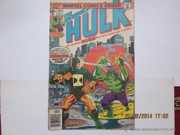 C&oacute;mics: MARVEL COMICS THE INCREDIBLE HULK NUMERO 204 - Foto 1