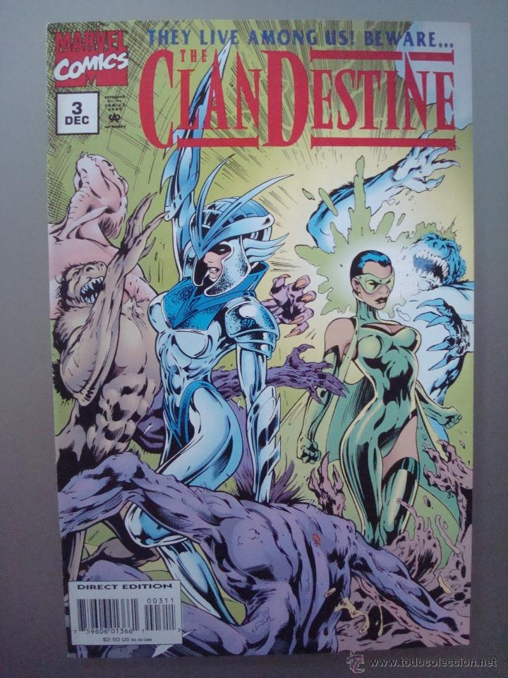 C&oacute;mics: COMICS USA - THE CLANDESTINE N&ordm; 3 BY ALAN DAVIS, MARVEL - Foto 1