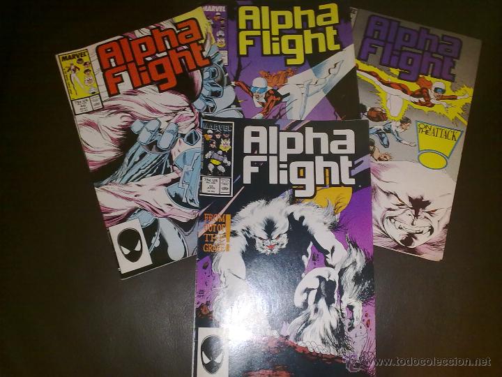 C&oacute;mics: marvel alpha flight 45,46, 47 ,48 - Foto 1