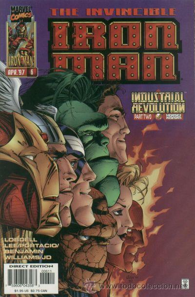 C&oacute;mics: IRON MAN #6, MARVEL, 1.997, USA - Foto 1