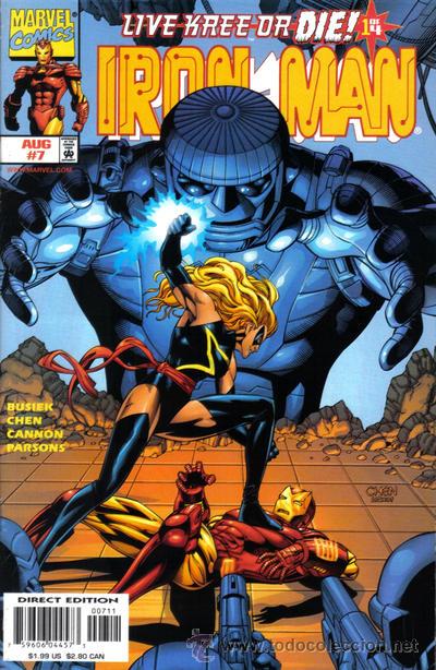 C&oacute;mics: IRON MAN #7, MARVEL, 1.998, USA - Foto 1