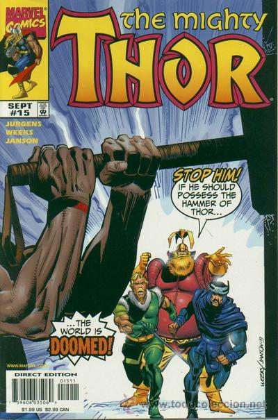C&oacute;mics: THOR #15, MARVEL, 1.999, USA - Foto 1
