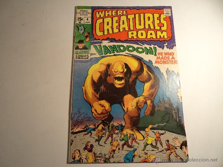 C&oacute;mics: Where Creatures Roam. n&ordm; 4. Marvel. (a-28) - Foto 1