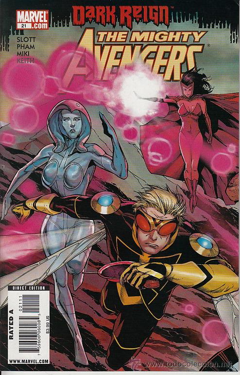 C&oacute;mics: MIGHTY AVENGERS vol.1 # 21 (Marvel,2009) - DARK REIGN - Foto 1