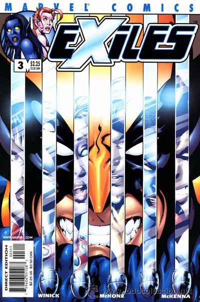 C&oacute;mics: EXILES #3, MARVEL, 2.001, USA - Foto 1