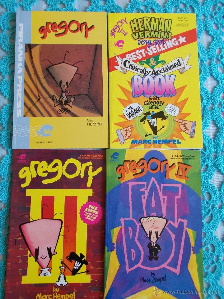 Comics: pack gregory 1 al 4 piranha press, dc comics