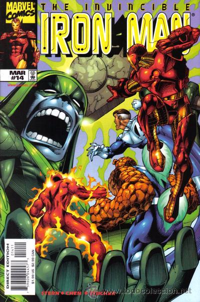 C&oacute;mics: IRON MAN #14, MARVEL, 1.999, USA - Foto 1
