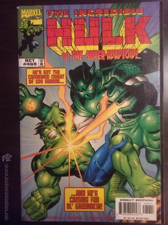 C&oacute;mics: Hulk 469 Marvel Comics. Original en ingl&eacute;s. Nuevo. Javier Pulido - Foto 1