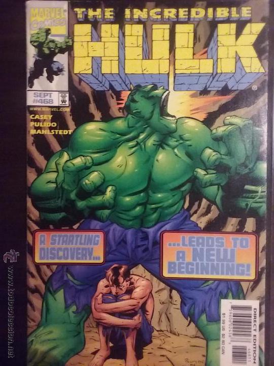 C&oacute;mics: Hulk 468. Marvel Comics. Original en ingl&eacute;s. Nuevo. Javier Pulido - Foto 1