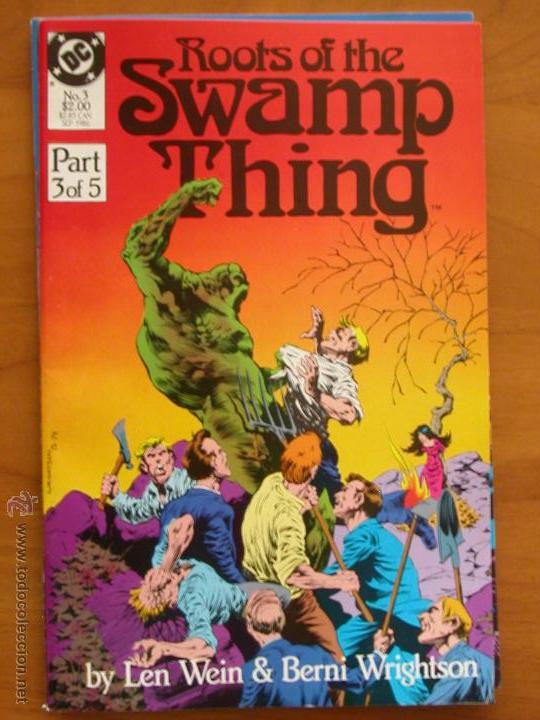Comics : Roots of the Swamp Thing 3. DC Comics. Original en ingl&eacute;s. Nuevo. Wein-Wrightson