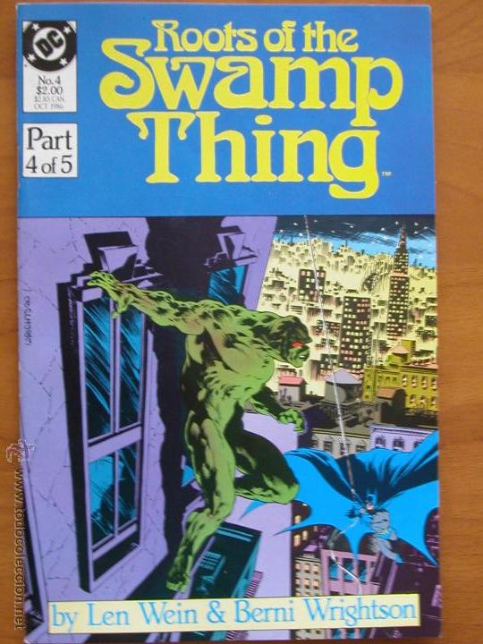 Comics : Roots of the Swamp Thing 4. DC Comics. Original en ingl&eacute;s. Nuevo. Wein-Wrightson