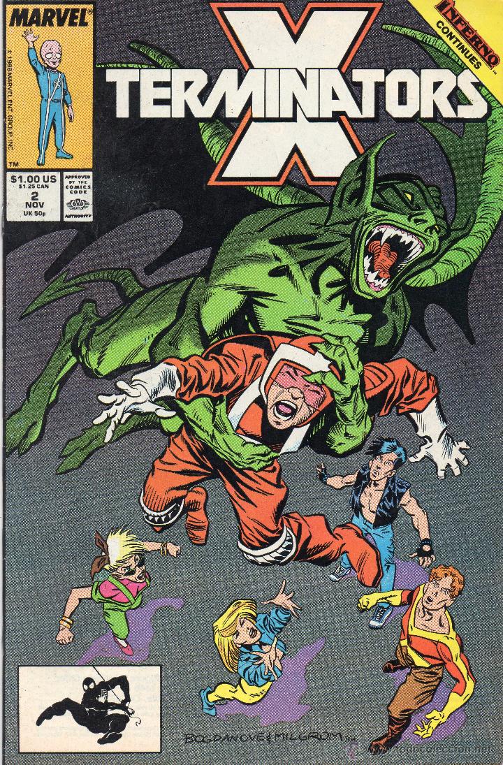 C&oacute;mics: COMIC MARVEL USA 1988 X-TERMINATORS N&ordm; 2 (EXCELENTE ESTADO) - Foto 1