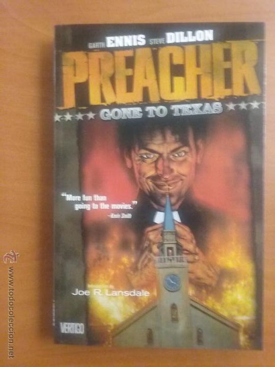 Comics: Preacher Gone to Texas. Tomo en ingl&eacute;s. Vertigo. Nuevo. Ennis-Dillon