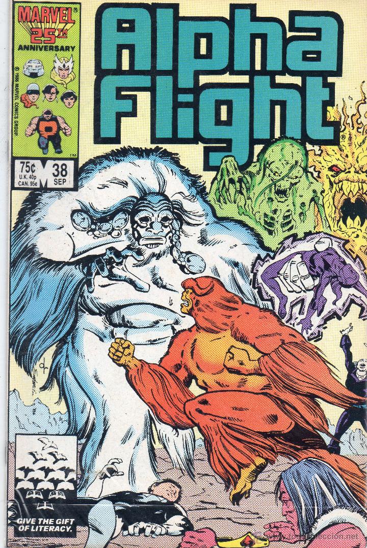 C&oacute;mics: COMIC MARVEL USA 1986 ALPHA FLIGHT N&ordm; 38 (EXCELENTE ESTADO) - Foto 1