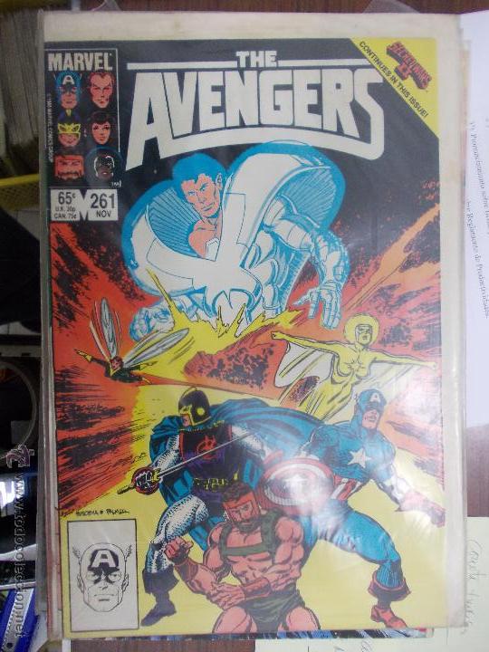 C&oacute;mics: Avengers  n&ordm; 261  1.985  USA - Foto 1